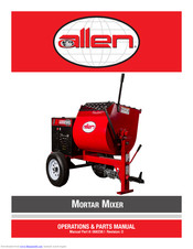 allen AMM8PH8 Operations & Parts Manual