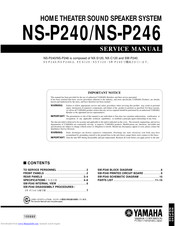 Yamaha NS-P240 Service Manual