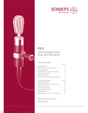 Schoeps V4 U User Manual