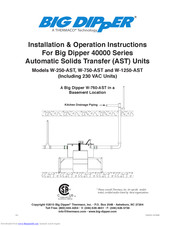 Big Dipper W-250-AST Installation & Operation Manual