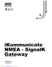 DIGITAL YACHT iKommunicate Installation And Instruction Manual