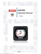 Simrad IS40 PRO Operator's Manual