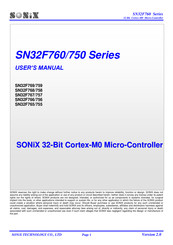Sonix SN32F769 User Manual