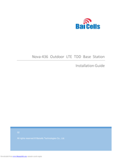 Bai cells Nova-436 Installation Manual