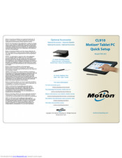 Motion CL910 FWS-001 Quick Setup