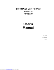 BreezeNET WBC-DS.11 User Manual