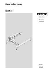 Festo EXCM-40 -PF Series Instructions Manual