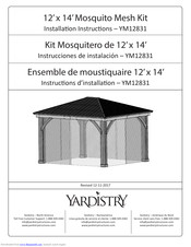 yardistry YM12831 Installation Instructions Manual