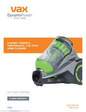 Vax Dynamo Power Total Home VX54 User Manual