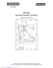 Schlage WRI400 Instructions Manual