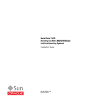 Sun Oracle Netra X6270 M3 Installation Manual