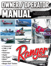 Ranger boats Fisherman Owner's/Operator's Manual