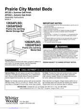 Whittier Wood 1282AFDAO Assembly Instructions Manual