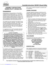 Rhino Shelter PB143012RGN Assembly Instructions Manual