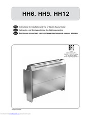 Harvia HH6 Instructions For Installation And Use Manual