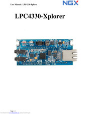 NGX Technologies LPC4330-Xplorer User Manual