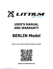 Littium BERLIN User's Manual And Warranty Information