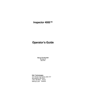 RJS Inspector 4000 Operator's Manual