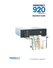 TransAct Printrex 920 Operator's Manual