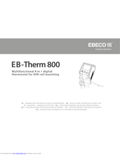 Ebeco EB-Therm 800 Quick Manual