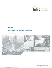 Telit Wireless Solutions HE920-EU Hardware User's Manual