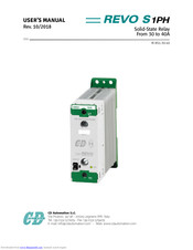 CD Automation Revo C 1Ph 30A User Manual