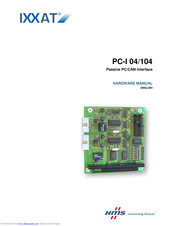 IXXAT PC-I 04/104 Hardware Manual