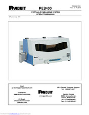 Panduit PES400 Operation Manual