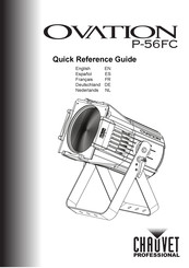 Chauvet Professional Ovation P-56FC Quick Reference Manual
