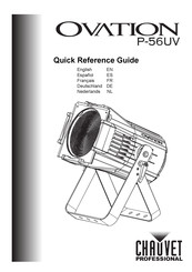 Chauvet Professional Ovation P-56UV Quick Reference Manual