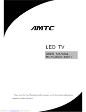 AMTC MHAV4360Y-16031 User Manual
