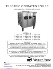 Market Forge Industries M36E42A Installation & Operating Manual