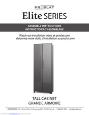 Proslat Elite Series Assembly Instructions Manual