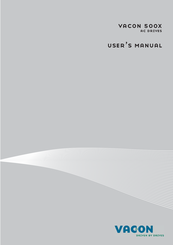 Vacon 500X User Manual