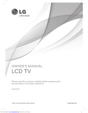 LG 22LK230 Owner's Manual