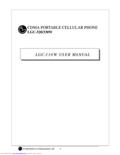 LG LGC-330W User Manual