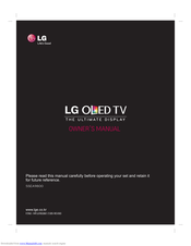 LG 55EA9800? 55EA9800-UA Owner's Manual