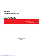 Texas Instruments XIO2001 User Manual