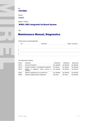 MIREL RM2IN 2 Maintenance Manual