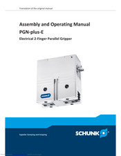 Schunk PGN-plus-E 80 Assembly And Operating Manual
