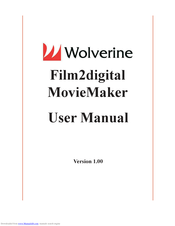 Wolverine Film2digital MovieMaker User Manual