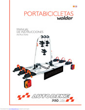 Wolder AUTOBIKE PRO X3 Instructions Manual