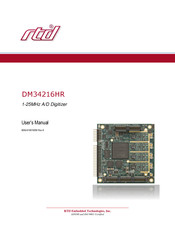 rtd DM34216HR User Manual