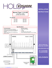 HOLOVISION Viking E-10 Installation Instructions Manual