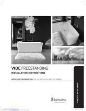 BainUltra VIBE FREESTANDING Installation Instructions Manual