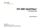 Fluke OF-500 OptiFiber User Manual