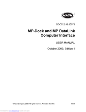 Hach MP-Dock User Manual