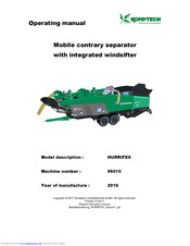 Komptech HURRIFEX Operating Manual