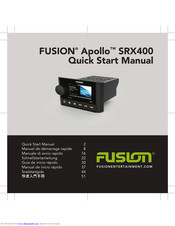 FUSION Apollo SRX400 Quick Start Manual