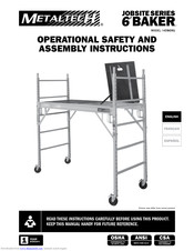 MetalTech I-CISCCB JOBSITE SERIES Operational Safety And Assembly Instructions
